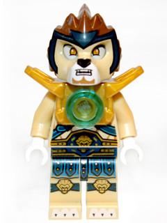 LEGO Minifigure-Lennox - Pearl Gold Armor-Legends of Chima-LOC025-Creative Brick Builders